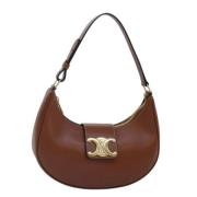 Celine Vintage Pre-owned Laeder axelremsvskor Brown, Dam