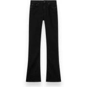 Dondup Svarta Skinny Fit Flare Jeans Black, Dam