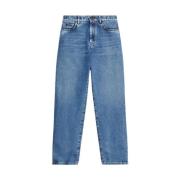 Max Mara Weekend Avslappnad passform raka ben jeans med '90-tals silhu...