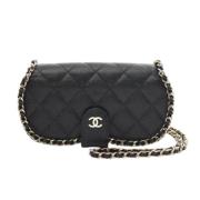 Chanel Vintage Pre-owned Laeder chanel-vskor Black, Dam