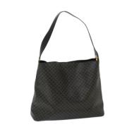 Celine Vintage Pre-owned Canvas axelremsvskor Black, Dam