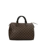 Louis Vuitton Vintage Pre-owned Canvas handvskor Brown, Dam