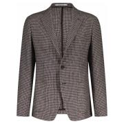 Tagliatore Sofistikerad Schurwolle Blazer Jacka Brown, Herr