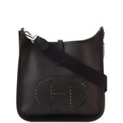 Hermès Vintage Pre-owned Canvas axelremsvskor Black, Dam