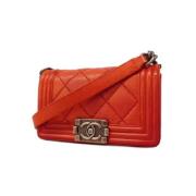 Chanel Vintage Pre-owned Laeder chanel-vskor Red, Dam