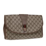 Gucci Vintage Pre-owned Canvas kuvertvskor Beige, Dam