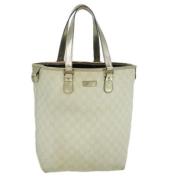 Gucci Vintage Pre-owned Canvas totevskor Beige, Dam