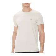 Calvin Klein Slim Fit Stretch T-shirt för män Beige, Herr