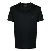 Emporio Armani Bomull T-shirt med Designers Code Blue, Herr