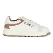 Emporio Armani Läder Logo Sneakers White, Dam