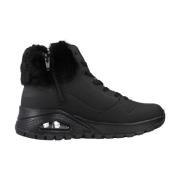 Skechers Lace-up Boots Black, Dam