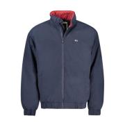 Tommy Hilfiger Blå Broderad Logga Långärmad Jacka Blue, Herr