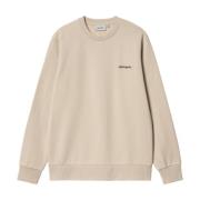 Carhartt Wip Tröja Hoodies Beige, Herr