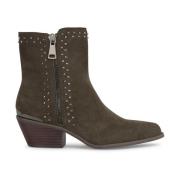 Alma EN Pena Studded ankelboots Green, Dam