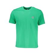 North Sails Grön Bomull Logot-shirt Green, Herr