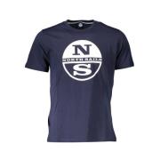 North Sails Nautisk Essens Bomull Tee Blue, Herr