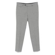 Hugo Boss Blandade yllebyxor med sidofickor Gray, Herr