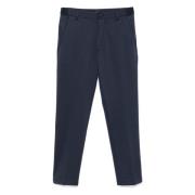 Hugo Boss Blandade yllebyxor med sidofickor Blue, Herr