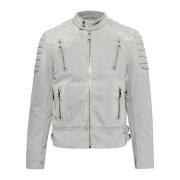 Balmain Jeansjacka med vintageeffekt Gray, Herr