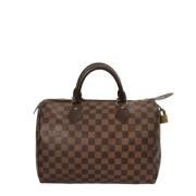 Louis Vuitton Vintage Pre-owned Canvas handvskor Brown, Dam