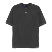 A-Cold-Wall Svart Jersey T-shirt med Logo Print Black, Herr