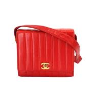 Chanel Vintage Pre-owned Laeder chanel-vskor Red, Dam