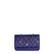 Chanel Vintage Pre-owned Laeder plnbcker Purple, Dam