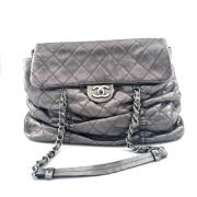 Chanel Vintage Pre-owned Laeder chanel-vskor Gray, Dam