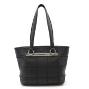 Chanel Vintage Pre-owned Laeder totevskor Black, Dam