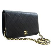 Chanel Vintage Pre-owned Laeder chanel-vskor Black, Dam