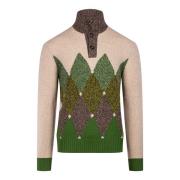 Ballantyne Stiliga Sweaters Kollektion Green, Herr