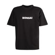 Bonsai Svarta T-shirts och Polos med Frontlogo Black, Herr