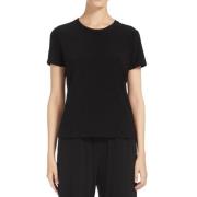 Max Mara Svarta T-shirts och Polos Regular Fit Black, Dam