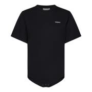 Coperni Svart Premium Bomull Logo Print Topp Black, Dam