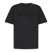 Balmain Vintage Grå Bomullsjersey T-shirt Gray, Herr