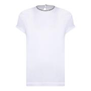 Brunello Cucinelli Vit T-shirt Damkläder White, Dam