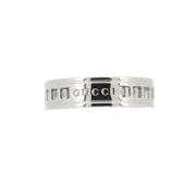 Gucci Vintage Pre-owned Metall ringar White, Dam