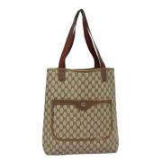 Gucci Vintage Pre-owned Canvas totevskor Beige, Dam