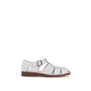 Paraboot Munk Stil Läder Sandaler White, Herr