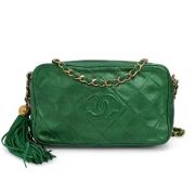 Chanel Vintage Pre-owned Laeder chanel-vskor Green, Dam