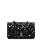 Chanel Vintage Pre-owned Laeder chanel-vskor Black, Dam