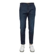 PT Torino Klassiska Denim Jeans för vardagsbruk Blue, Herr