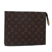 Louis Vuitton Vintage Pre-owned Canvas kuvertvskor Brown, Dam