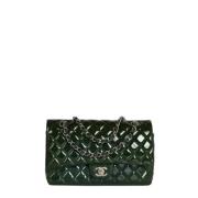 Chanel Vintage Pre-owned Laeder chanel-vskor Green, Dam