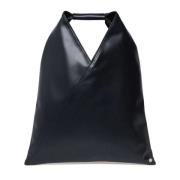 Maison Margiela Svart Triangel Design Topp Handväska Black, Dam