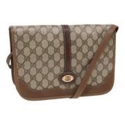 Gucci Vintage Pre-owned Laeder gucci-vskor Beige, Dam