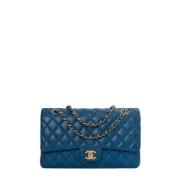 Chanel Vintage Pre-owned Laeder chanel-vskor Blue, Dam