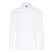 Boggi Milano Slim Fit Stretch Bomullsskjorta White, Herr