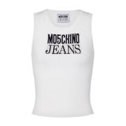 Moschino Vit Topp för Stiligt Utseende White, Dam