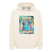 Carlo Colucci De Val Oversized Hoodie Beige, Herr